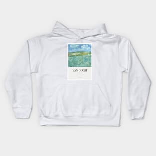 Van Gogh - Ebene bei Auvers (1890) Kids Hoodie